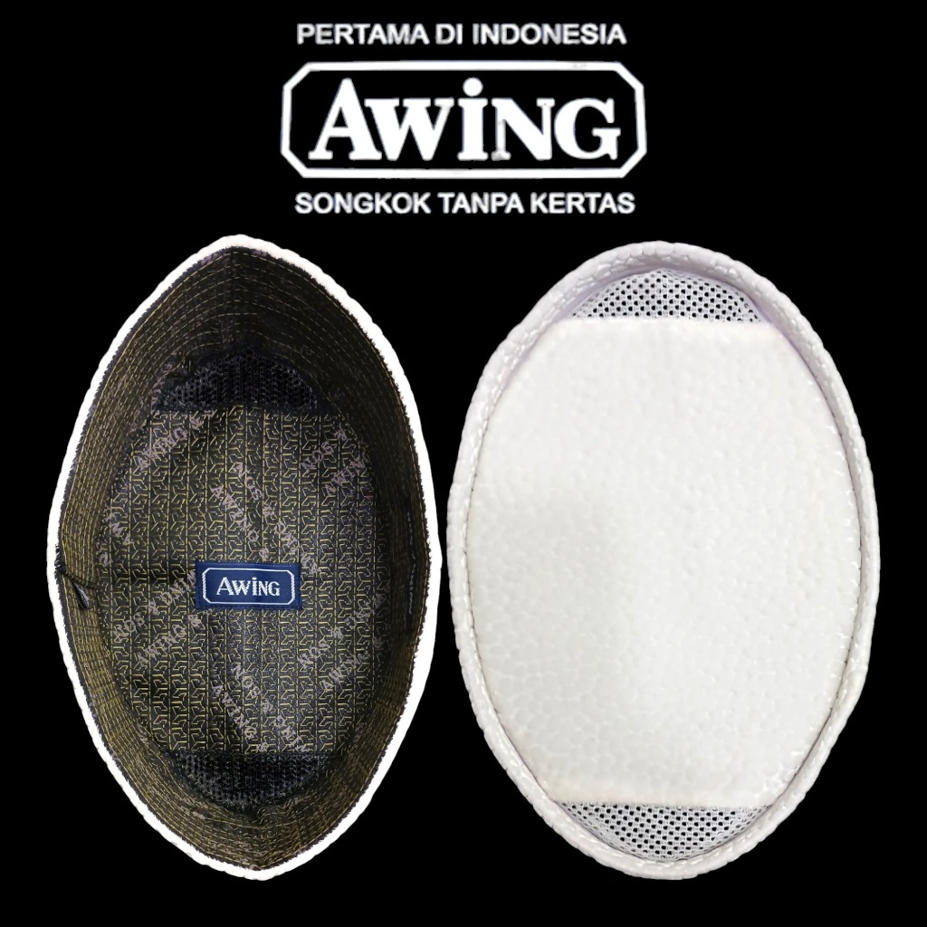 Songkok AWING Lahore PUTIH || Kopyah Awing Warna Putih