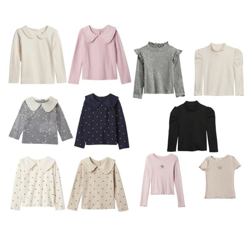 KA164 kaos rib perempuan GAP