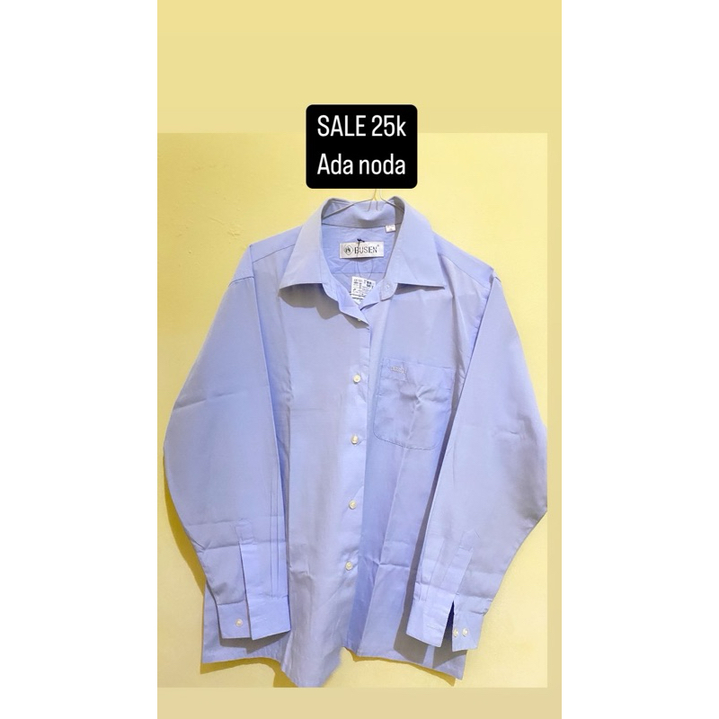 KEMEJA soft blue ld 110