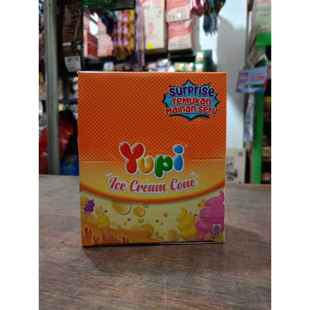 

Yupi Permen Jelly (Ice Cream Cone) Box isi 24