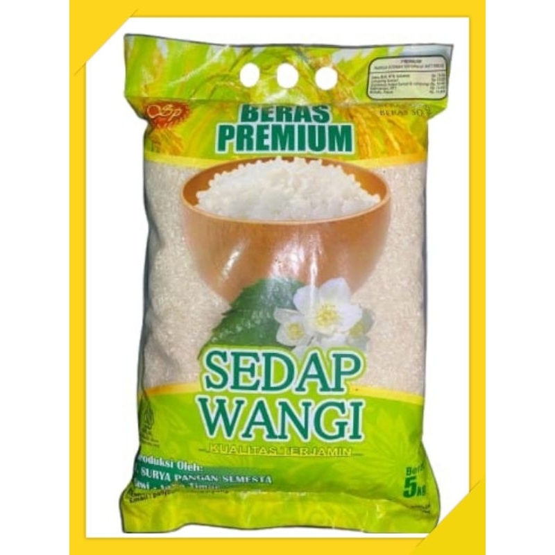 

BERAS PREMIUM CAP SEDAP WANGI KEMASAN 5KG