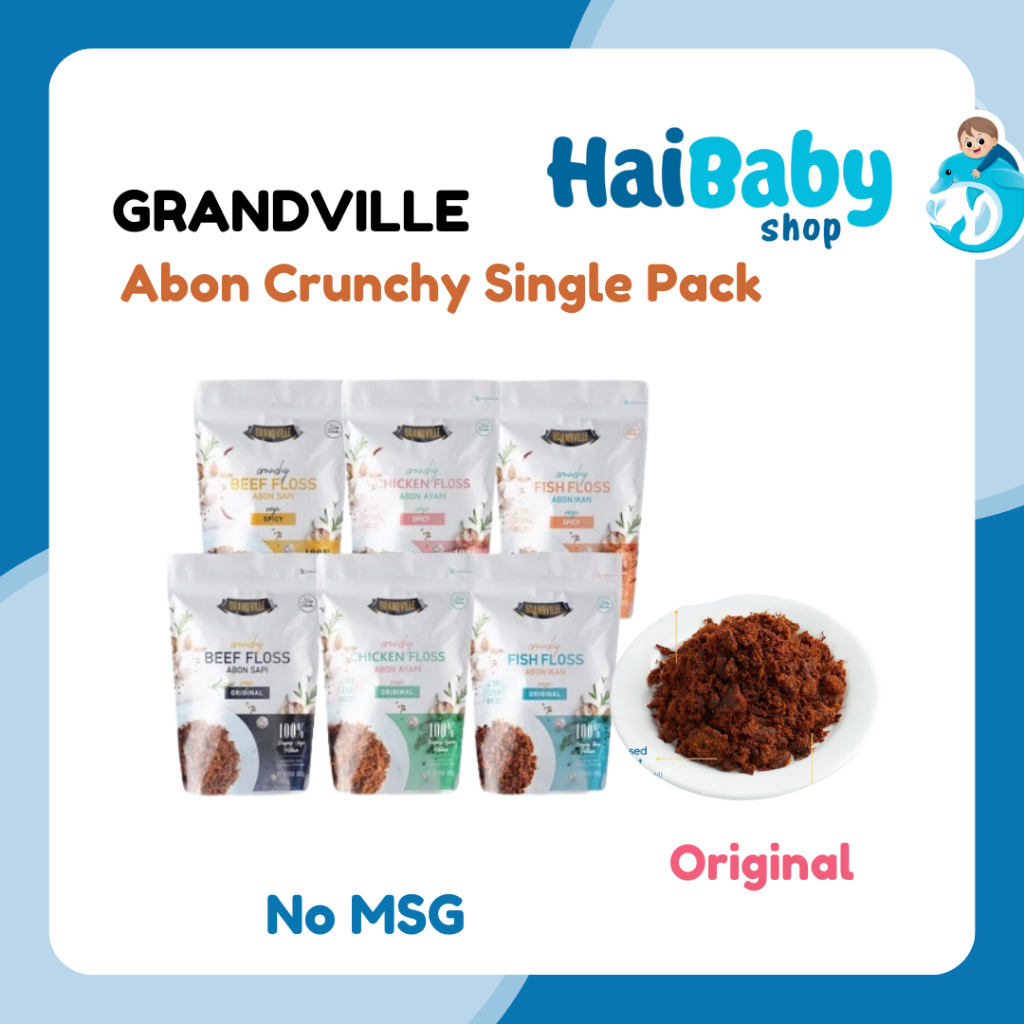 

GRANDVILLE ABON ASLI CRUNCHY | MPASI MAKANAN INSTAN SNACK 100gr