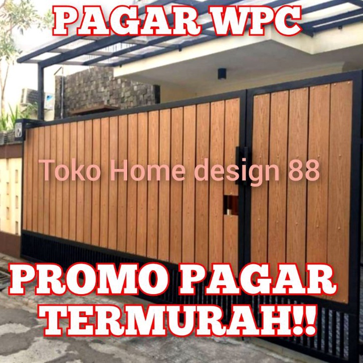 pagar kayu wpc pagar rumah pagar wpc