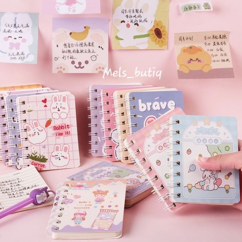 

BUKU TULIS DIARY NOTEBOOK MINI A7 ANIMASI CUTE