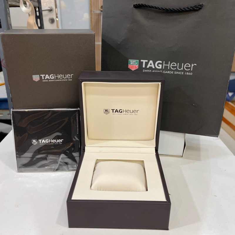 Kotak Jam Tangan Tag Heuer Box Mewah Tag Heuer Include Book + Papper Bag