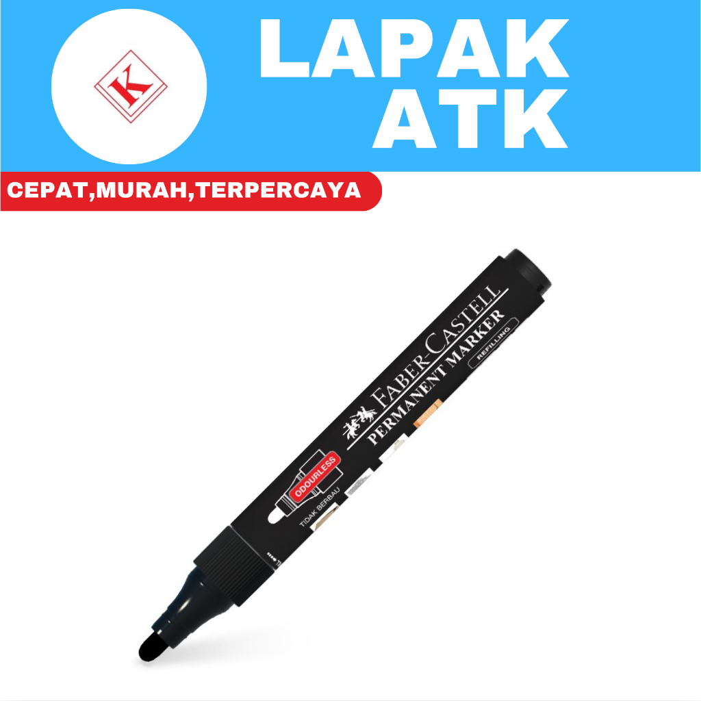 

Spidol Permanent Marker Eco Pen Faber Castell ++