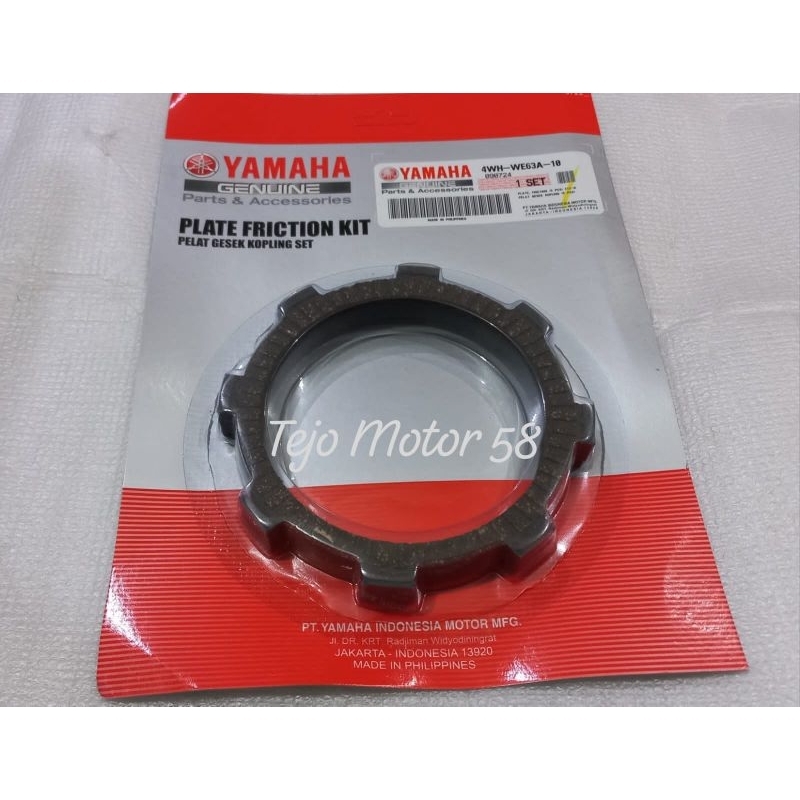KAMPAS KOPLING SET 5 KEPING F1ZR ORIGINAL YGP ORIGINAL YAMAHA FIZR F1Z FIZ VEGA R NEW JUPITER Z BURH