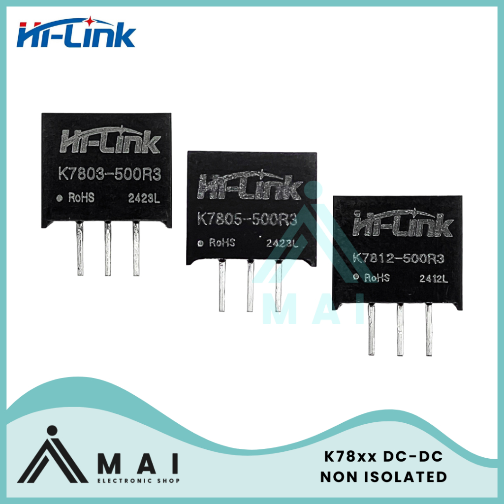Hi-Link Modul Daya Regulator HLK-78xx DC-DC Step Down 24V ke 3.3V 5V 12V