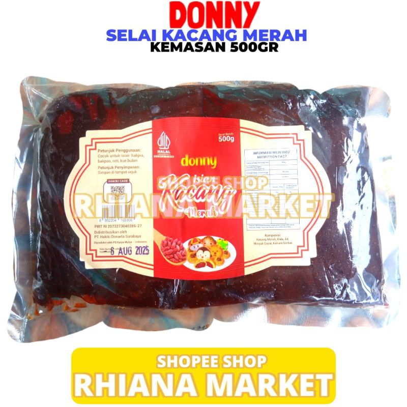 

Isian Filling Selai Kacang Merah 500 Gram Donny