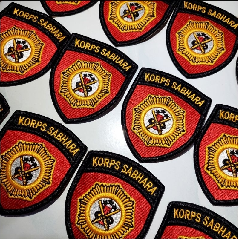 ATRIBUT POLRI BORDIR KORPS SABHARA LENGAN