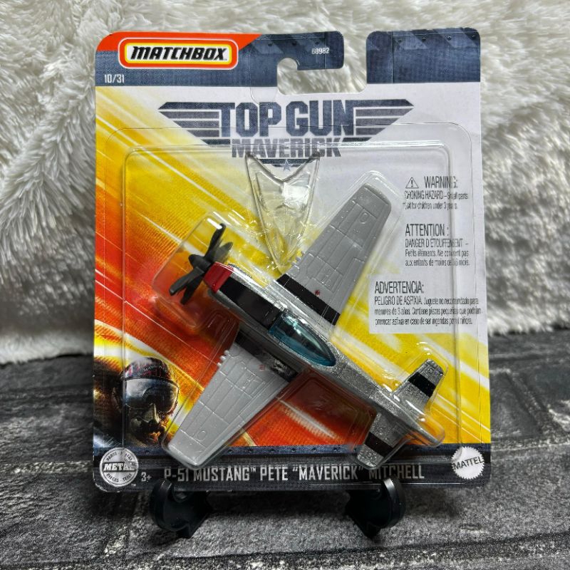 Matchbox P 51 Mustang Pete Maverick Top Gun Movie Original SNI Very Rare Item
