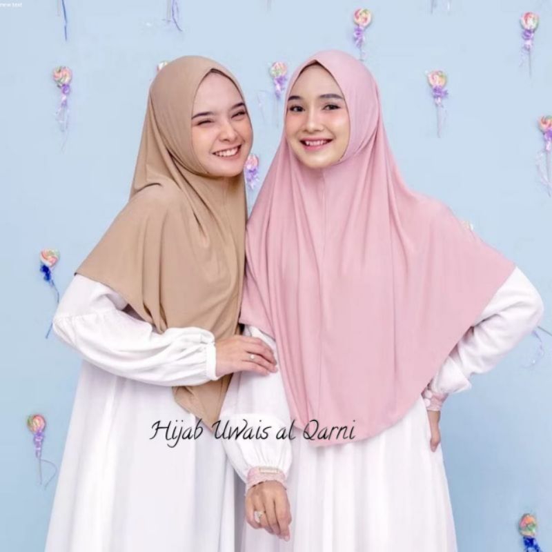 Bergo Hamidah non pet Jersey spandek ukuran XL