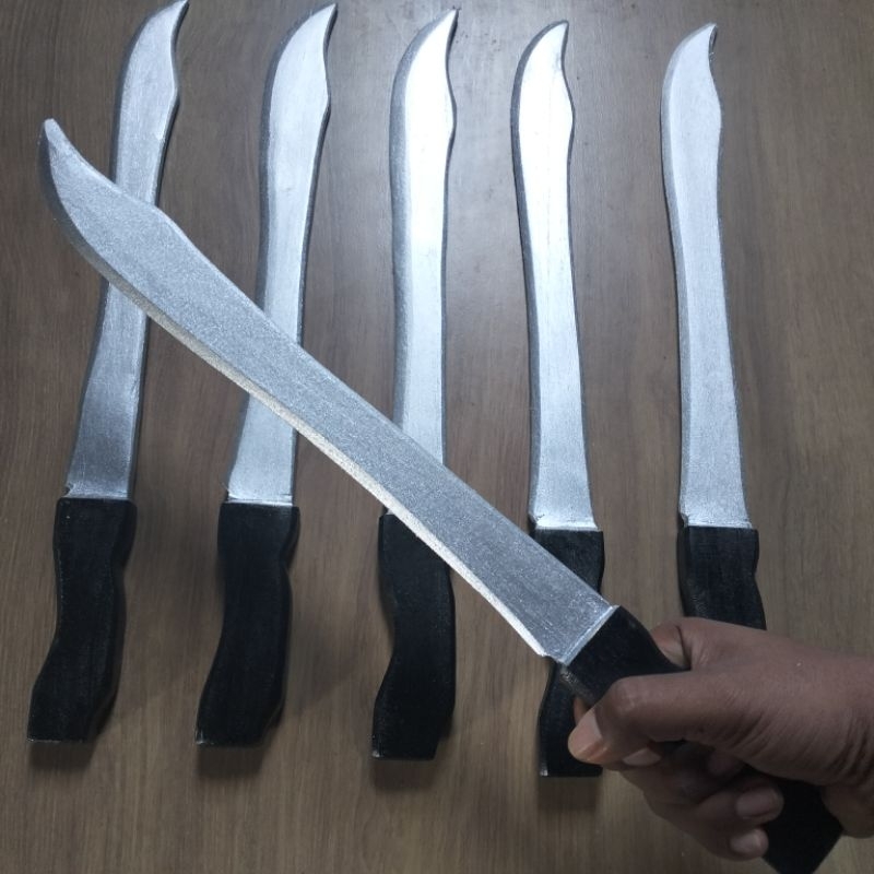 Mandau Silat Kayu Jati Peraga Silat Beladiri/Mandau PSHT/Mandau Silat/Mandau Pencak Silat/Mandau IPS