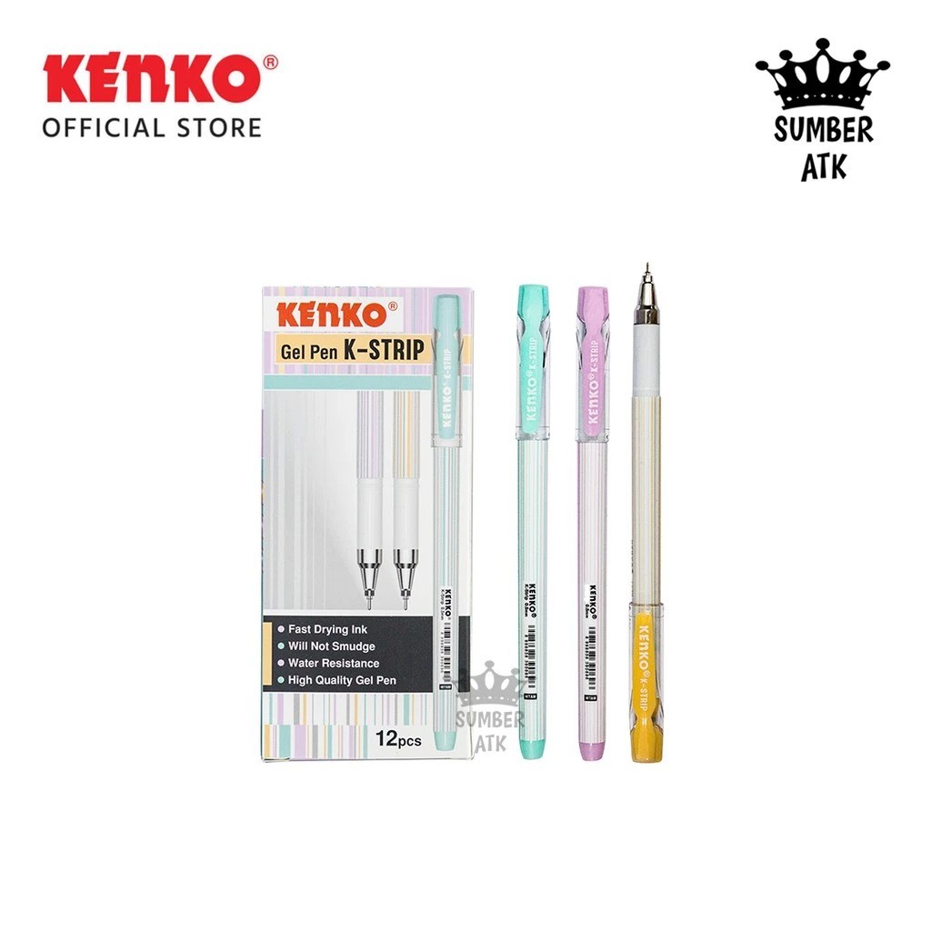 

GEL PEN K-STRIP Black KENKO