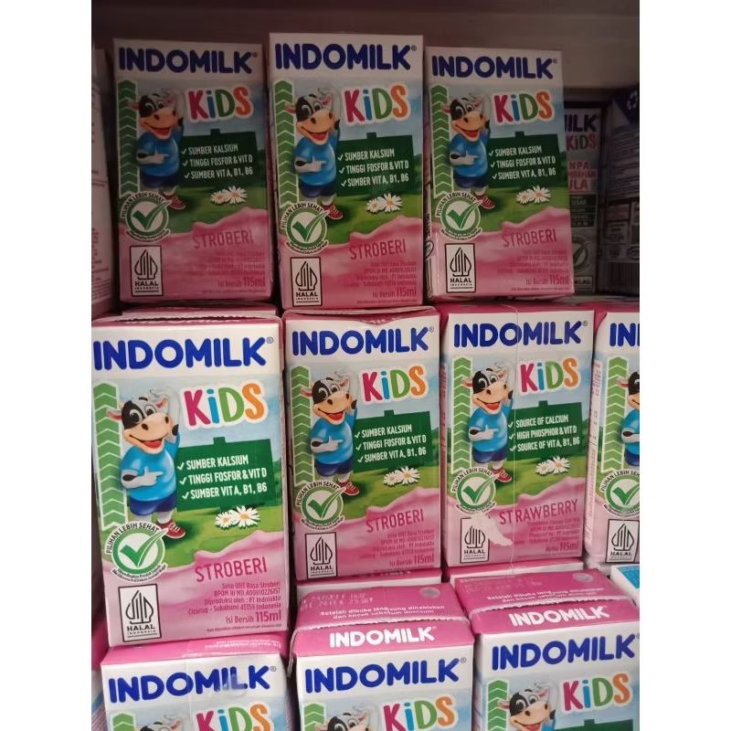 

INDOMILK KIDS COKLAT FULL CREAM SUSU UHT KIDS 115 ML - 4 PCS VARIANT RASA