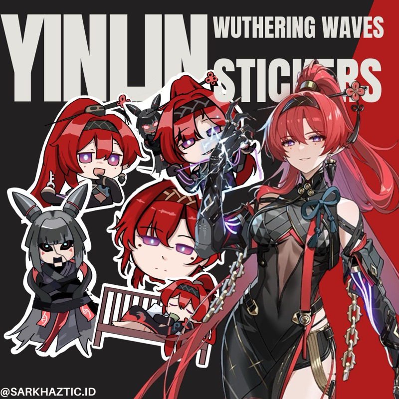 

YINLIN Wuthering Waves Cute Sticker Original - WUWA Anime Game Merch