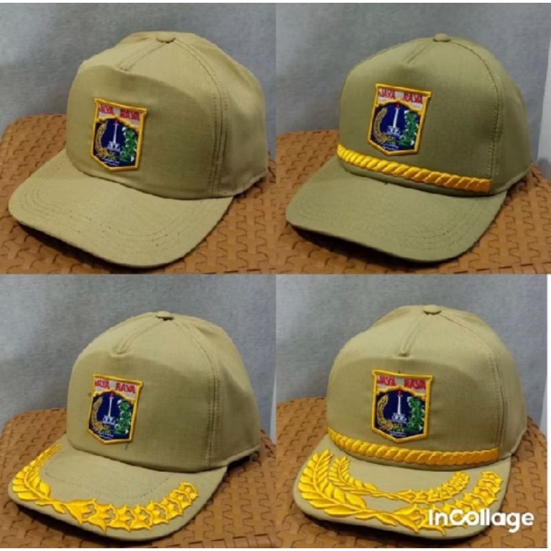TOPI PEMPROV DKI JAKARTA/TOPI JAYA RAYA /TOPI DKI JAKARTA JAYA RAYA