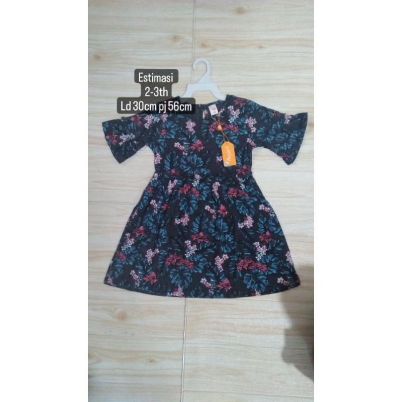Dress anak Passion flower