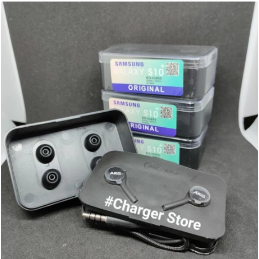 Headset Samsung AKG S10 ORIGINAL / Handsfree AKG Samsung S10+ Free 4 Karet