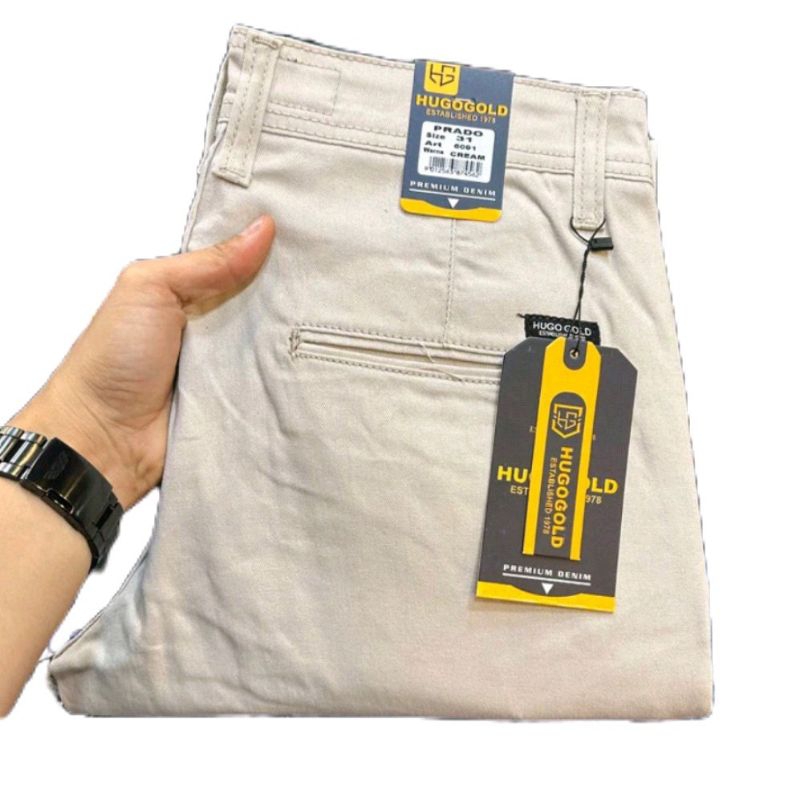 Celana Panjang Chinos Pria HUGO GOLD Slimfit/Celana Panjang Chinos Pria Terlaris/Celana panjang Chin