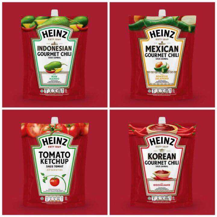 

Heinz indonesian gourmet chili sauce / korean gourmet chili sauce 125 gram