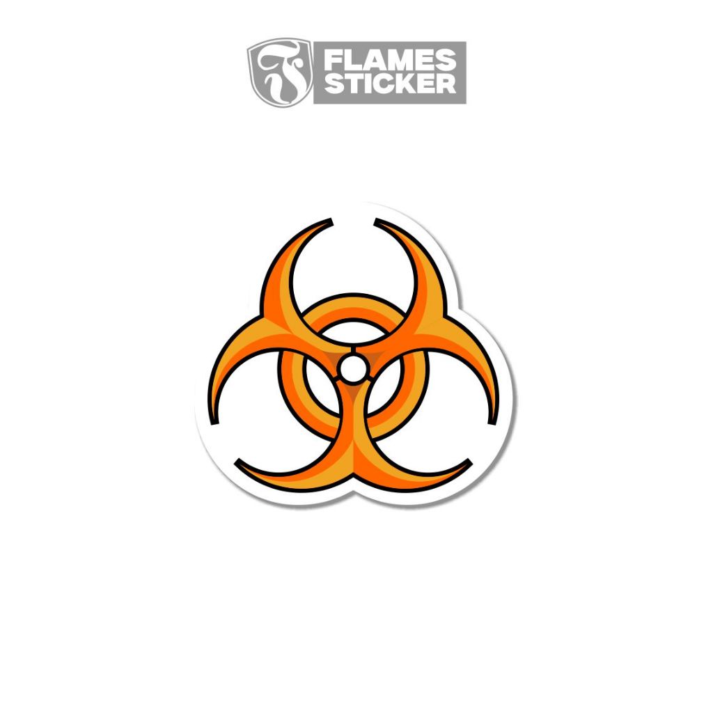 

STIKER BIOHAZARD STICKER BAND HARDCORE VINYL ANTI AIR PREMIUM UNTUK HELM TUMBLER KOMPUTER LAPTOP