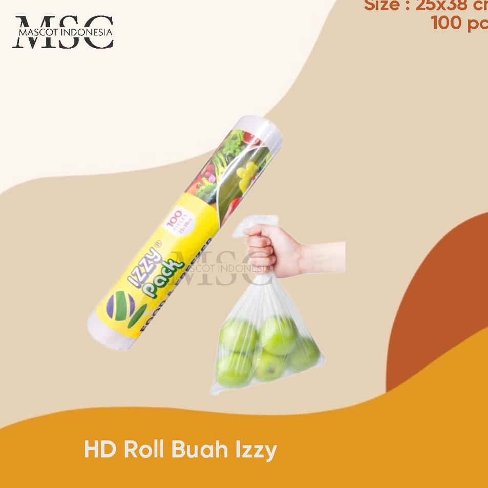 Segera Beli  Plastik Roll Buah Izzy Pack Plastik FotoCopy 25x38 cm1pcs