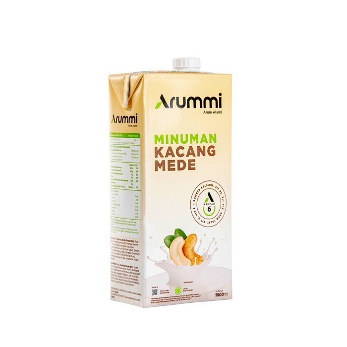 

Cashew Milk Original Arummi / Susu Kacang Mente Arummi - 1L