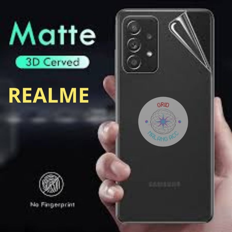 Hidrogel Screen protector Matte REALME 11 realme 11 pro realme 11 pro+ c67 note 50 12 pro 12 pro+ c6