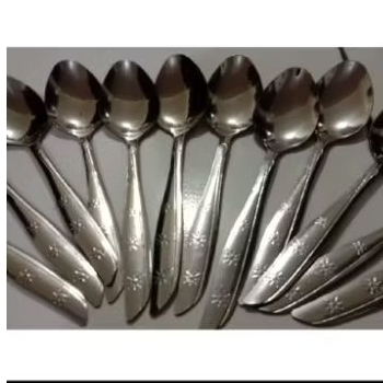 1. lusin SENDOK STAINLESS TEBAL/ SENDOK MAKAN  STAINLESS TEBAL