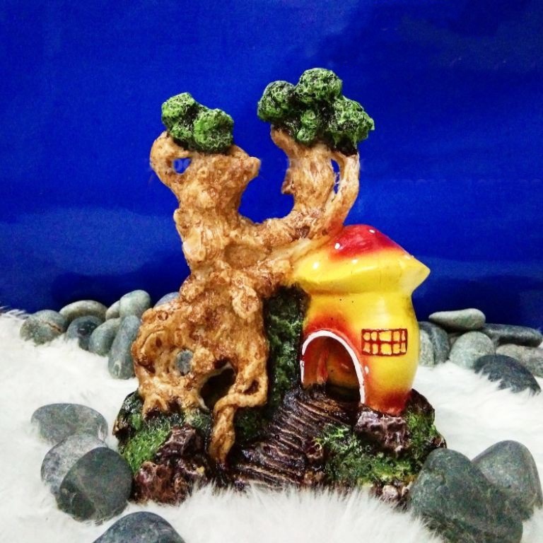 Penjualan Pilihan hiasan aquarium rumah pohon jamur hiasan aquarium jamur pohon pohon jamur aquarium