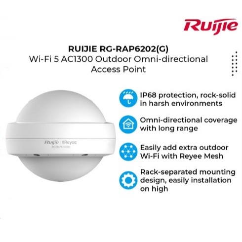 Ruijie Reyee RG-RAP6202(G) Outdoor Access Point RAP6202G - RAP6202 G