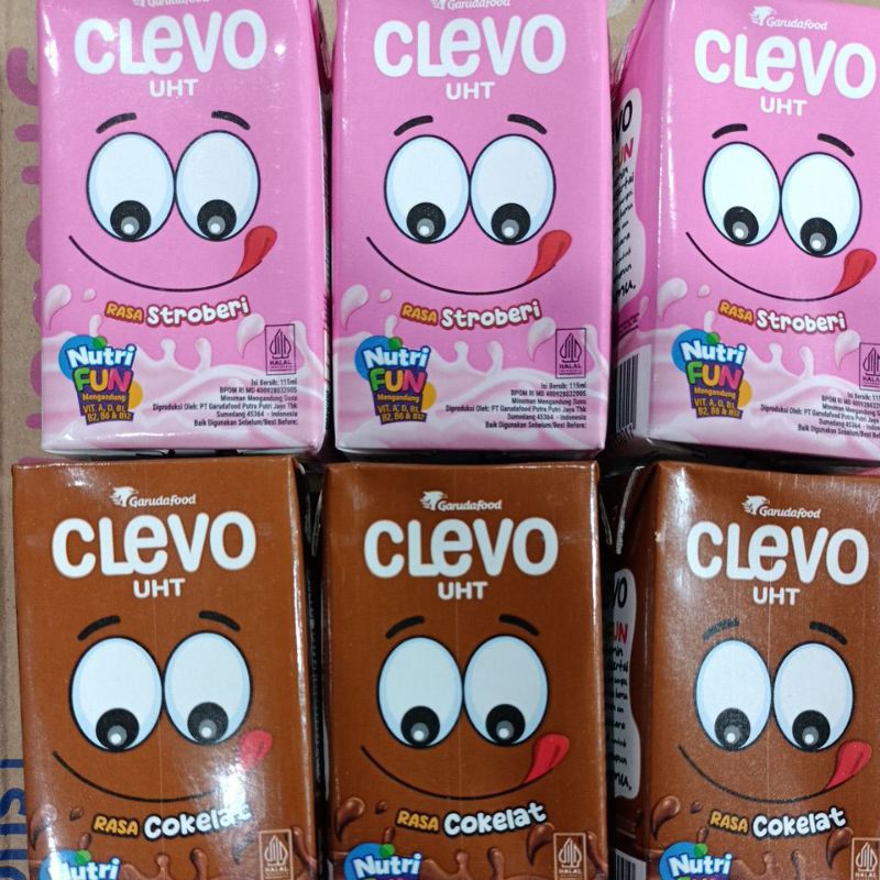 

SUSU KID CLEVO strbry/ Coklat PER 6PCS