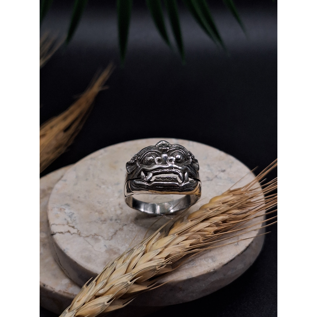 Cincin Perak Barong Bali (Model A) - Silver Sterling