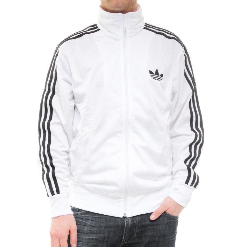 OOTD ADIDAS-Jacket Adidas Sport Pria wanita/Jaket Adidas Tracktop Putih List Hitam/Jaket Olahraga