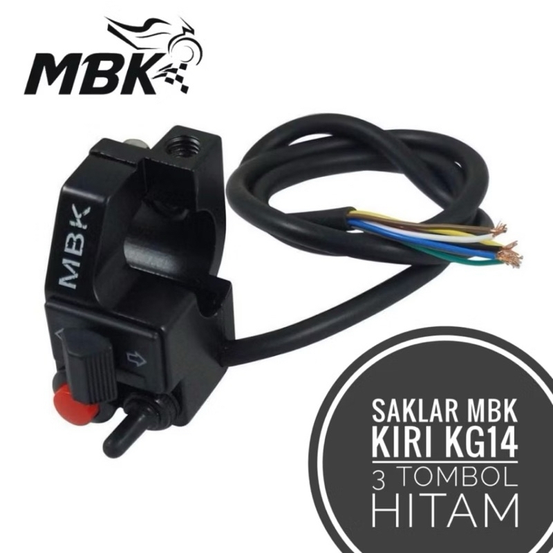 SAKLAR KIRI SAKLAR XABRE 3 TOMBOL UNIVERSAL MOTOR