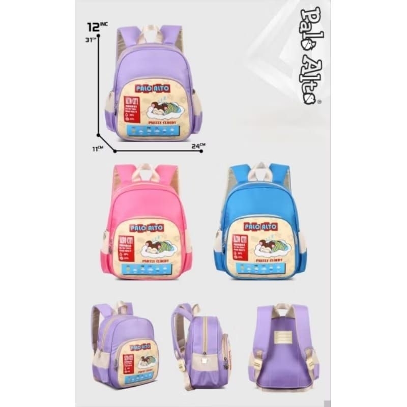 Tas Sekolah Alto Kids Anak Tk Ransel Karakter Hamster Gambar Kartun