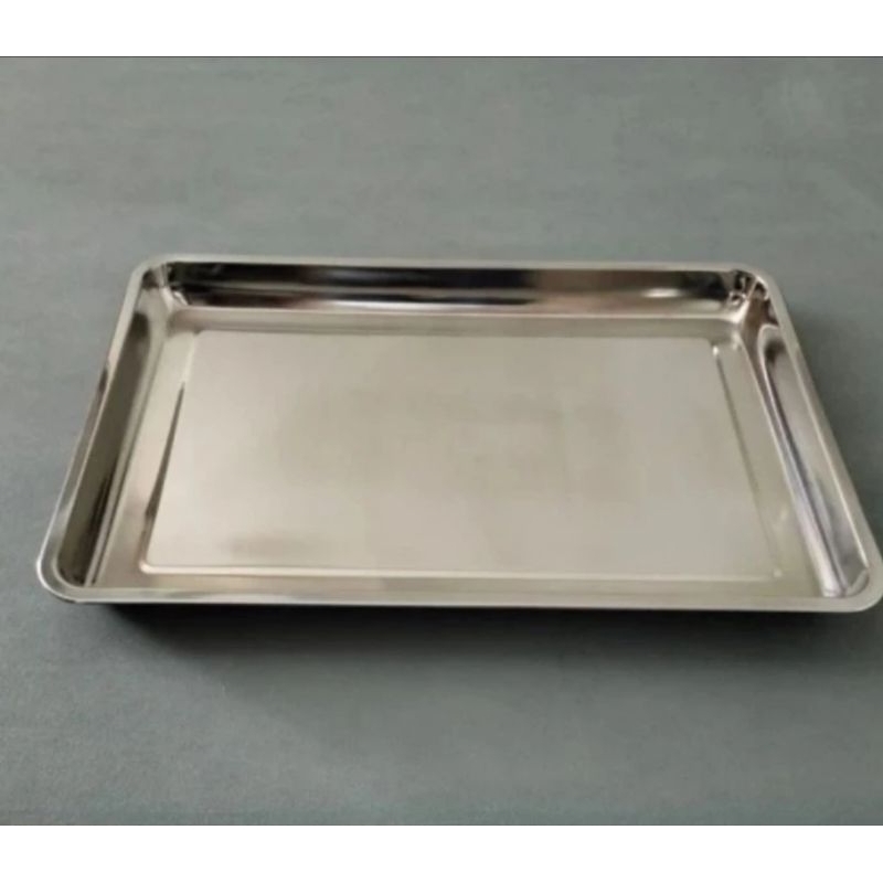 Tray Nampan Stainless Tebal 60x40x5cm