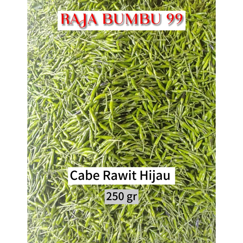 

CABE RAWIT HIJAU 250gr