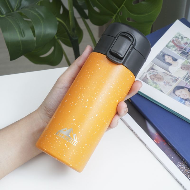 Scandic Stainless Steel Bottle Push Button 400 ml