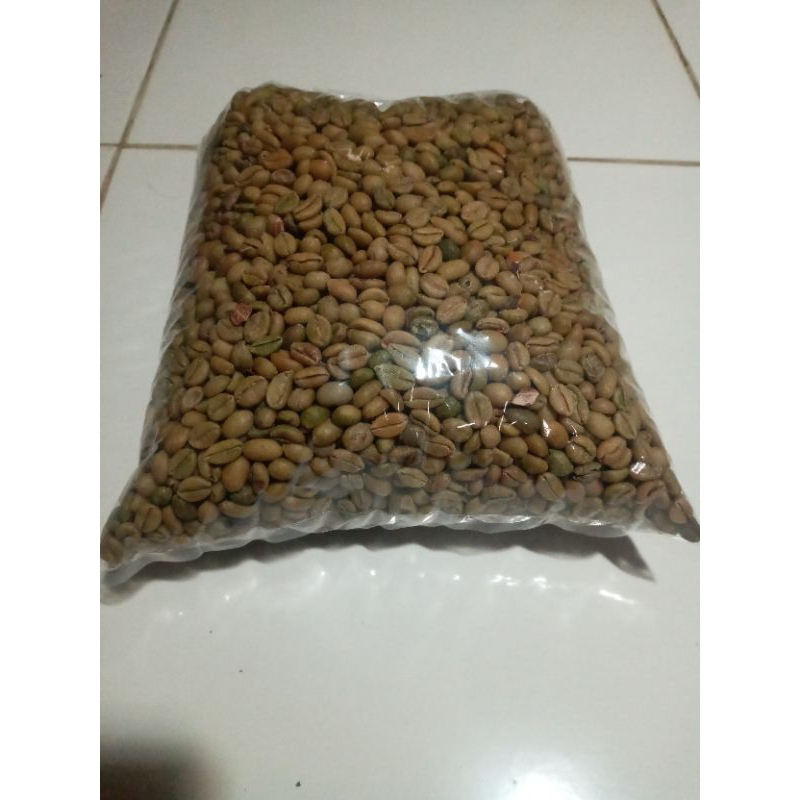 

1kg biji kopi kering excelsa grade B