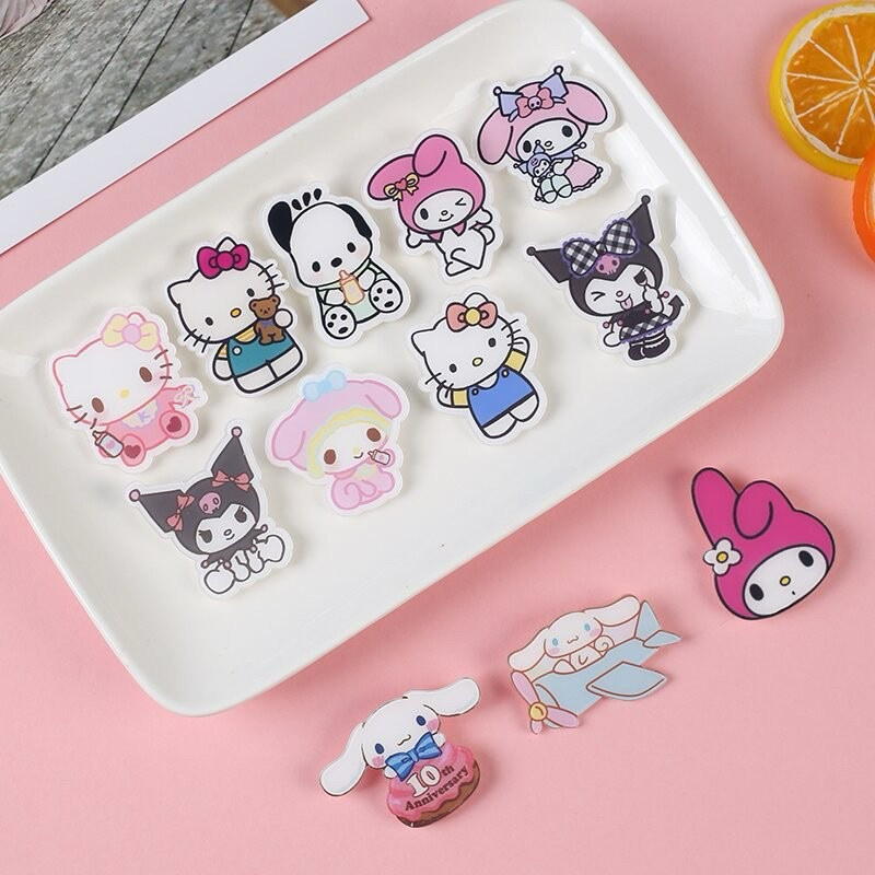 PIN KARAKTER LUCU SNRIO Capybara Akrilik Bros Tuspin