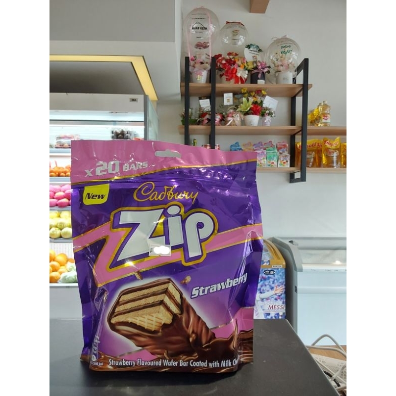 

CADBURRY ZIP CHOCOLATE, CADBURRY ZIP STRAWBERRY