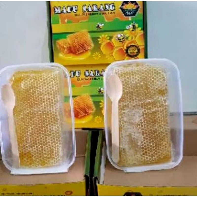 

500 Gram Madu Sarang Asli Murni Mellifera Free Dus dan Sendok Kayu #Madusarang #Ratulebah #Maduasli #Sarisekar