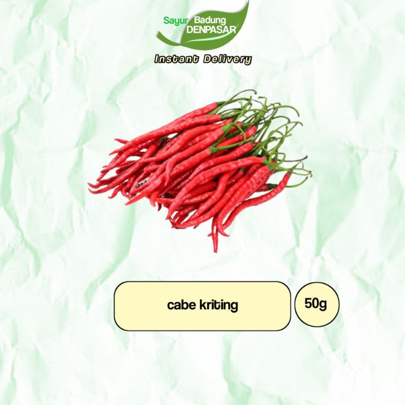 

Cabe Merah kriting/Keriting - Sayur Badung