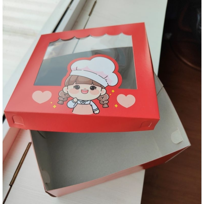 

dus/kotak duplex merah chef