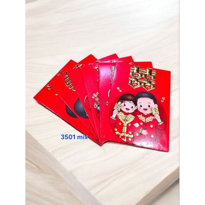 

Amplop Angpao Pernikahan Shuang Xi Kecil Premium Import