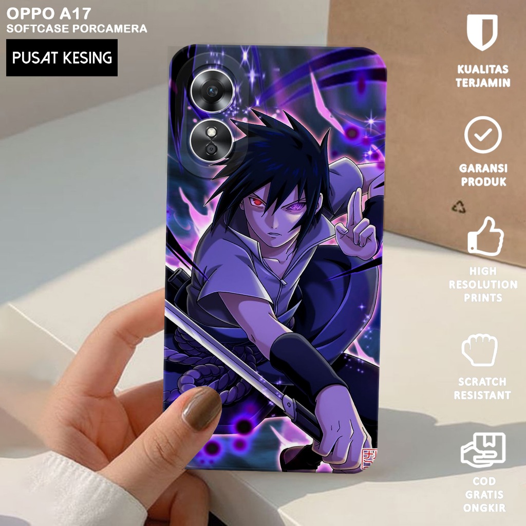 CASE OPPO A17 - Casing Hp Oppo A17 Motif NARUTO - Case Hp Oppo A17 - Casing Oppo A17 - Softcase Hp O
