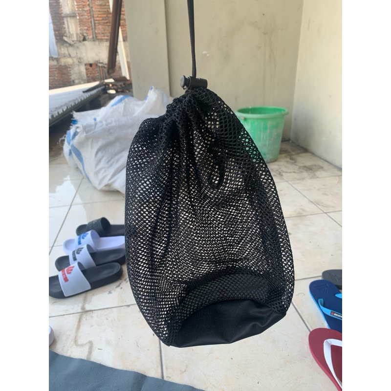 Pouch Travel Bag Jaring - Tas Alat Mandi Jaring