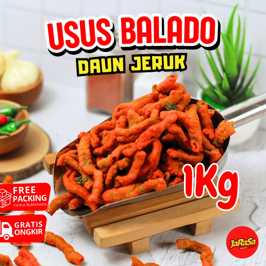 

KERIPIK USUS AYAM CRISPY BALADO DAUN JERUK 1KG PREMIUM